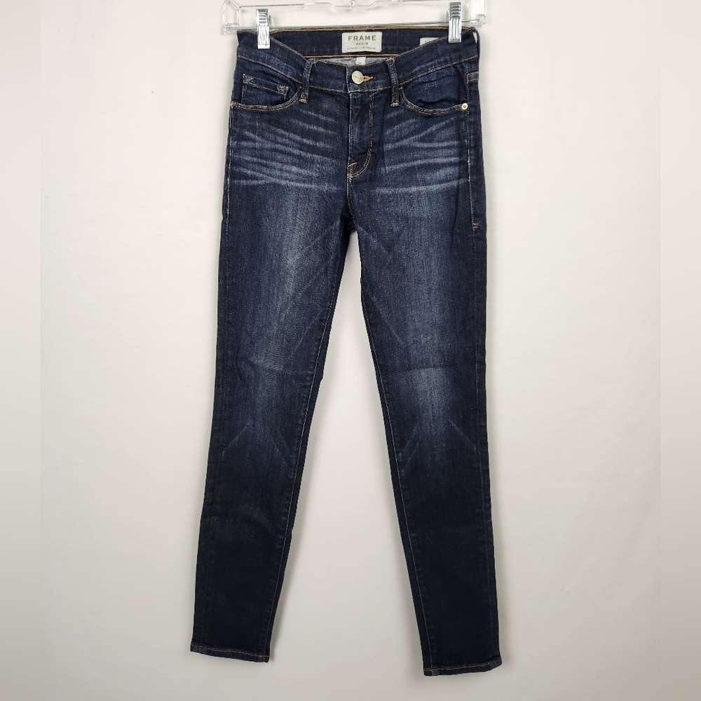 FRAME Denim Le Skinny De Jeanne Pembridge Square Jeans Size 27